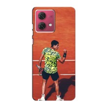 Чехлы с принтом Спортивная тематика для Motorola MOTO G84 – Алькарас Теннисист