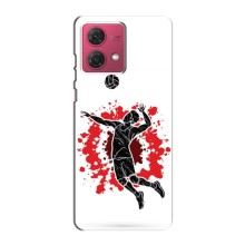 Чехлы с принтом Спортивная тематика для Motorola MOTO G84 – Волейболист