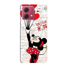 Чохол Disney Mouse Motorola MOTO G84 (PREMIUMPrint) (Heart Minni)