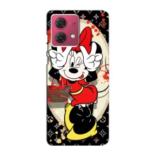 Чохол Disney Mouse Motorola MOTO G84 (PREMIUMPrint) (Мінні peace)
