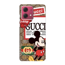 Чохол Disney Mouse Motorola MOTO G84 (PREMIUMPrint) (Стильний Міккі)