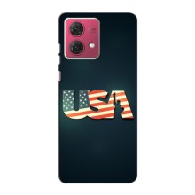 Чохол Прапор USA для Motorola MOTO G84 – USA