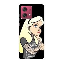 Чохол з друком для Motorola MOTO G84 - (Мода) (AlphaPrint) (Дівчина в тату)