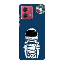 Чохол NASA для Motorola MOTO G84 (AlphaPrint) (Хлопчик в шоломі)