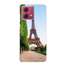 Чохол Ейфелева Вежа Motorola MOTO G84 - (AlphaPrint) (Дорога до Парижу)