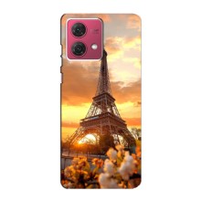 Чохол Ейфелева Вежа Motorola MOTO G84 - (AlphaPrint) (Сонячня вежа)