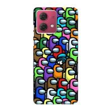 Чохли Амонг Ас для Motorola MOTO G84 (AlphaPrint) (Убитий)