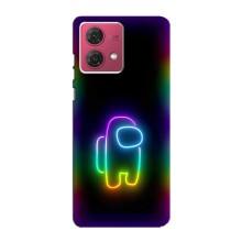 Чохли Амонг Ас для Motorola MOTO G84 (AlphaPrint) (Яскравий скін)