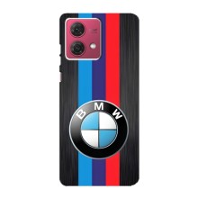 Чохол для Моторола МОТО G84 - з принтом БМВ (AlphaPrint) (Лого BMW)