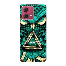 Чохол з пташками на Motorola MOTO G84 (VPrint) (Сова з оком)