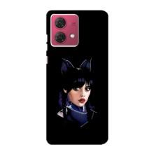 Чохли Венсдей на Motorola MOTO G84 Уенсдей (AlphaPrint) (серйозна Венздей)