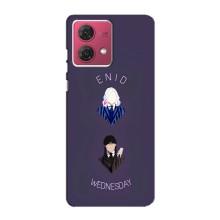 Чохли Венсдей на Motorola MOTO G84 Уенсдей (AlphaPrint) (Венздей і подруга)