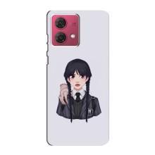 Чохли Венсдей на Motorola MOTO G84 Уенсдей (AlphaPrint) (Венздей і Річ)