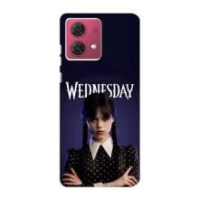 Чохли Венсдей на Motorola MOTO G84 Уенсдей (AlphaPrint) (Wednesday)