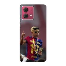 Чехол с футболистом Ламин Ямаль Motorola MOTO G84 (Lamine Yamal)