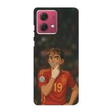 Чехол с футболистом Ламин Ямаль Motorola MOTO G84 (Ямаль аниме)
