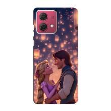 Чехол Рапунцель для Motorola MOTO G84 (Принцесса и принц)