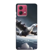 Чохол з мемом Тралалело тралала на Motorola MOTO G84 (Бомбардіні гусіні)