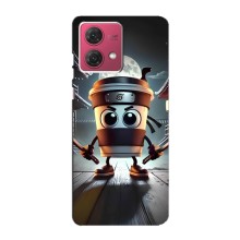 Чохол з мемом Тралалело тралала на Motorola MOTO G84 (Капучіно асасіно)