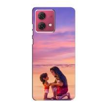 Чехол с мультфильмом Моана Motorola MOTO G84 (Моана и Симеа)