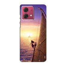 Чехол с мультфильмом Моана Motorola MOTO G84 (Моана в море)