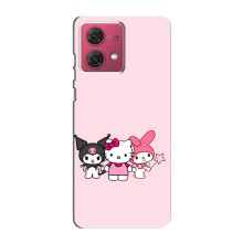 Чехол с персонажем Куроми на Motorola MOTO G84 – Куроми Мелоди Китти