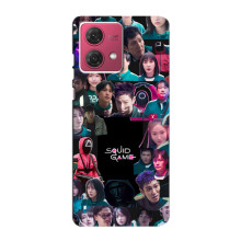 Чохол Гра в кальмара для Motorola MOTO G84 – Колаж гра кальмара