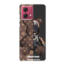 Круті Чохли Луі Віттон для Motorola MOTO G84 (AlphaPrint) (Ведмідь Луі Вітон)