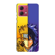 Купить Чехлы на телефон с принтом Anime для Моторола Мото Джи 84 – Naruto Vs Sasuke