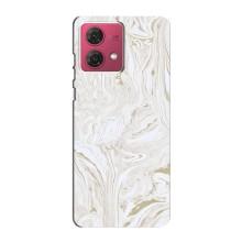 Мраморний чехол на Motorola MOTO G84 (VPrint) (Білий мрамор)