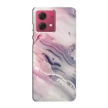 Мраморний чехол на Motorola MOTO G84 (VPrint) (Пурпурний Мрамор)