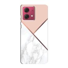 Мраморний чехол на Motorola MOTO G84 (VPrint) (Тройний мрамор)