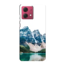 Силіконовий чохол з КАРТИНКАМИ літо для Motorola MOTO G84 (AlphaPrint) (Гори)
