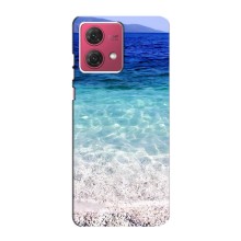 Силіконовий чохол з КАРТИНКАМИ літо для Motorola MOTO G84 (AlphaPrint) (Море)