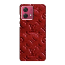 Текстурный Чехол Louis Vuitton для Моторола Мото Джи 84 (Красный ЛВ)