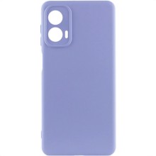 Чехол Silicone Cover Lakshmi Full Camera (AA) для Motorola Moto G85 – Сиреневый