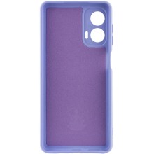 Чохол Silicone Cover Lakshmi Full Camera (AA) для Motorola Moto G85 – Бузковий