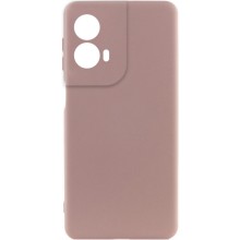 Чехол Silicone Cover Lakshmi Full Camera (AA) для Motorola Moto G85 – Розовый