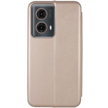 Шкіряний чохол-книжка Classy для Motorola Moto G85 – Золотий