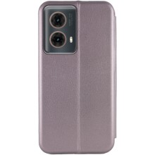 Шкіряний чохол-книжка Classy для Motorola Moto G85 – Сірий