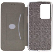 Шкіряний чохол-книжка Classy для Motorola Moto G85 – Сірий