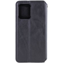 Кожаный чехол-книжка GETMAN Cubic (PU) для Motorola Moto G85 – Черный