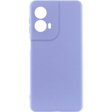 Чехол Silicone Cover Ummi Lakshmi Full Camera (AA) для Motorola Moto G85 – Сиреневый