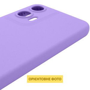 Чохол Silicone Cover Lakshmi Full Camera (AAA) для Motorola Moto G85 – Бузковий
