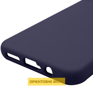 Чохол Silicone Cover Lakshmi Full Camera (AAA) для Motorola Moto G85 – Темно-синій