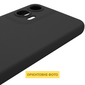 Чохол Silicone Cover Lakshmi Full Camera (AAA) для Motorola Moto G85 – Чорний