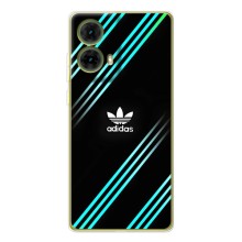 Чехлы Адидас для Motorola MOTO G85 (AlphaPrint) (Адидас с полосами)