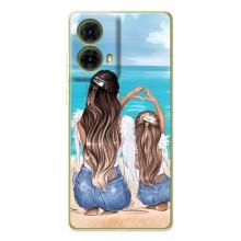 Чехлы для МАМЫ на Motorola MOTO G85 – Мама и дочь