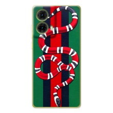 Чехлы ГУЧЧИ для Мото G85 (AlphaPrint) (Gucci змия)