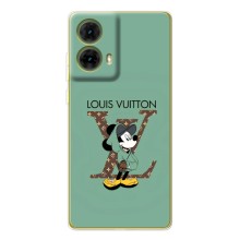 Чехлы Луи Витон для Motorola MOTO G85 (AlphaPrint - LOUIS VUITTON) (Микки Маус LV)